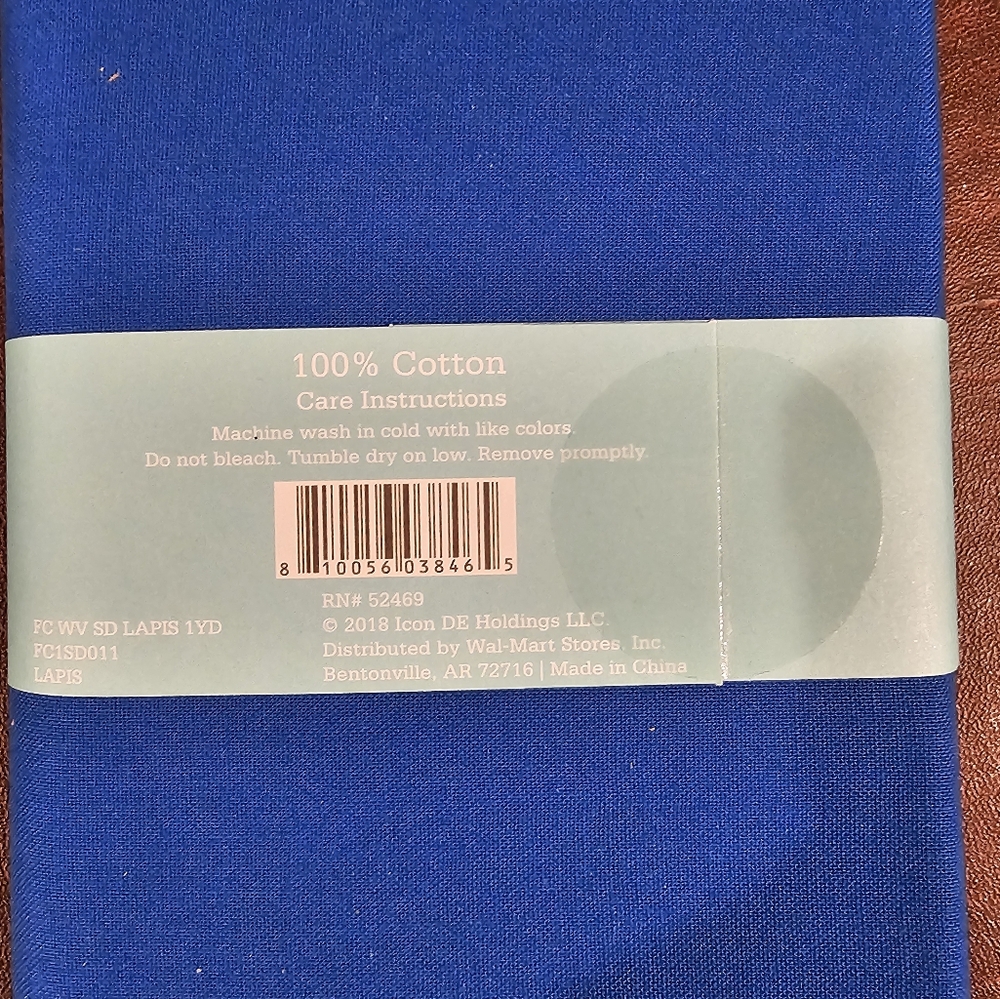 6 pack 1 yard 100% Cotton Fabric solid colors - Picture 4 of 7